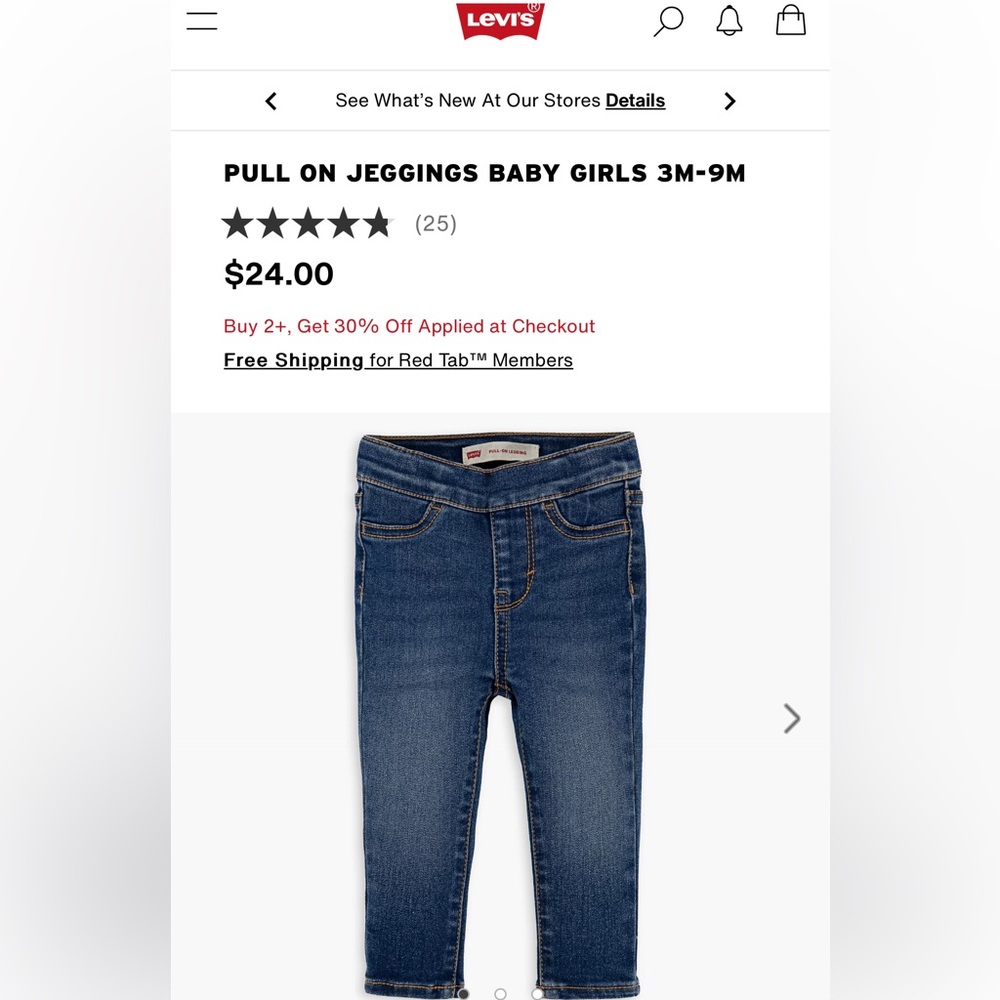 Levi’s baby jeans 👖